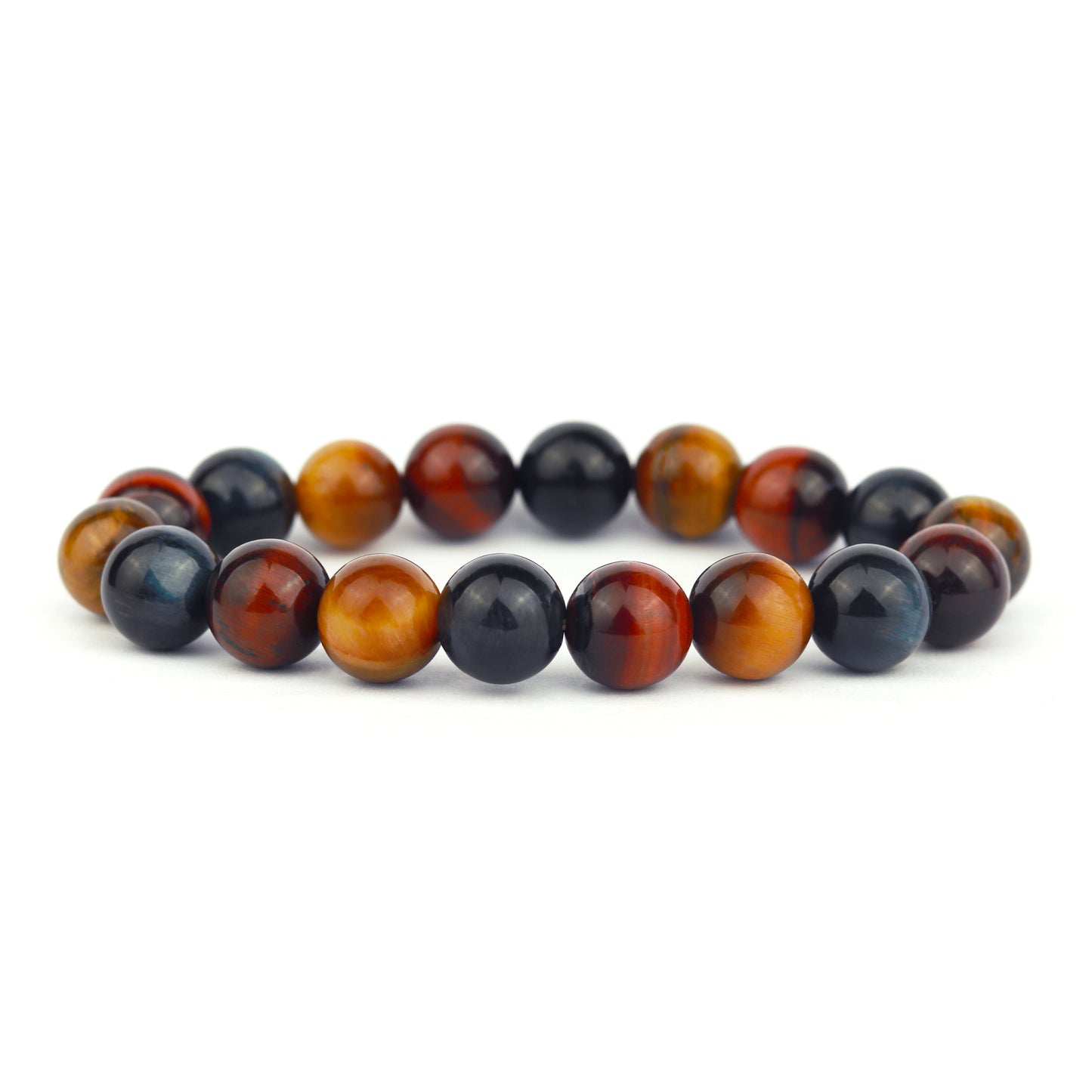 Trinity Tiger Eye Stretch Bracelet 10mm