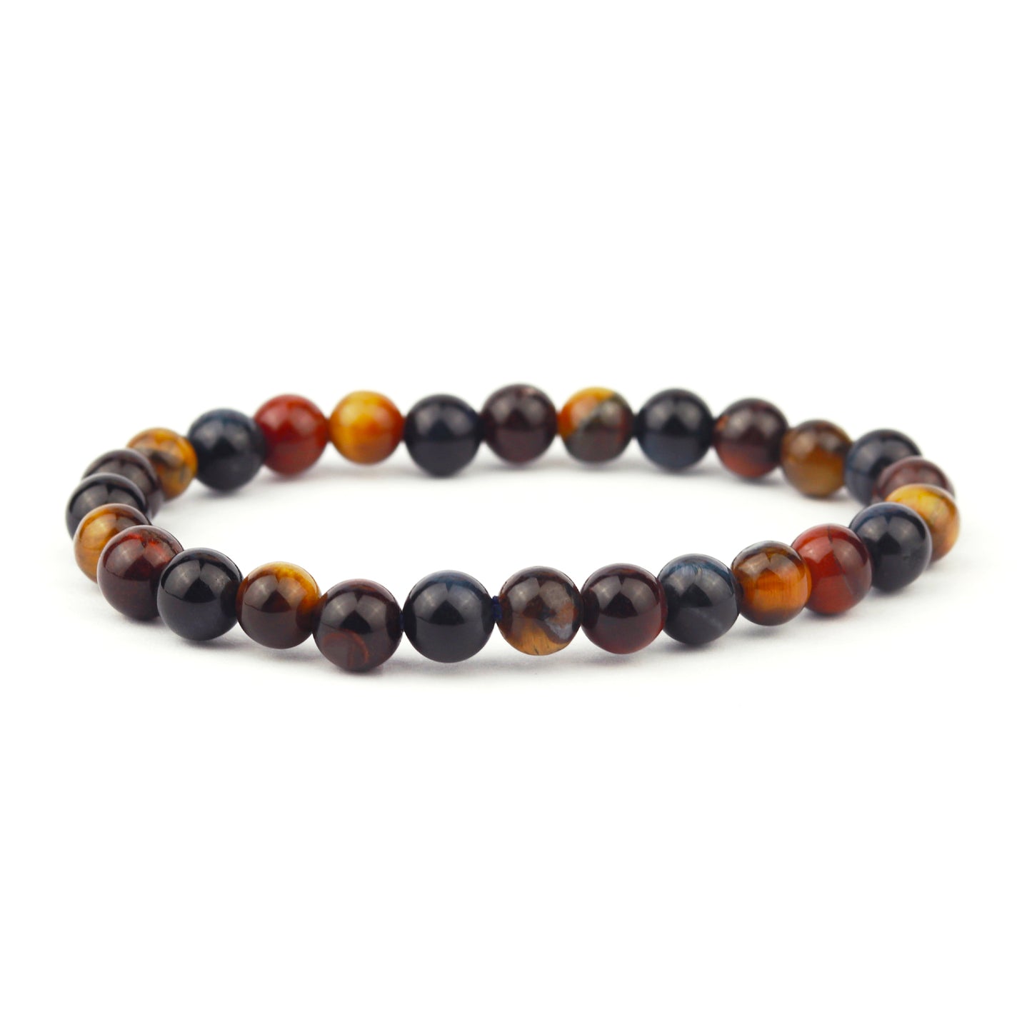 Trinity Tiger Eye Stretch Bracelet 6mm