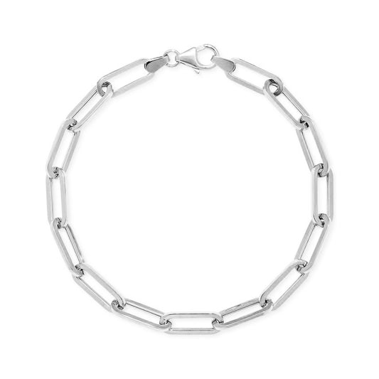 Medium Paperclip Chain Bracelet in Stainless Steel