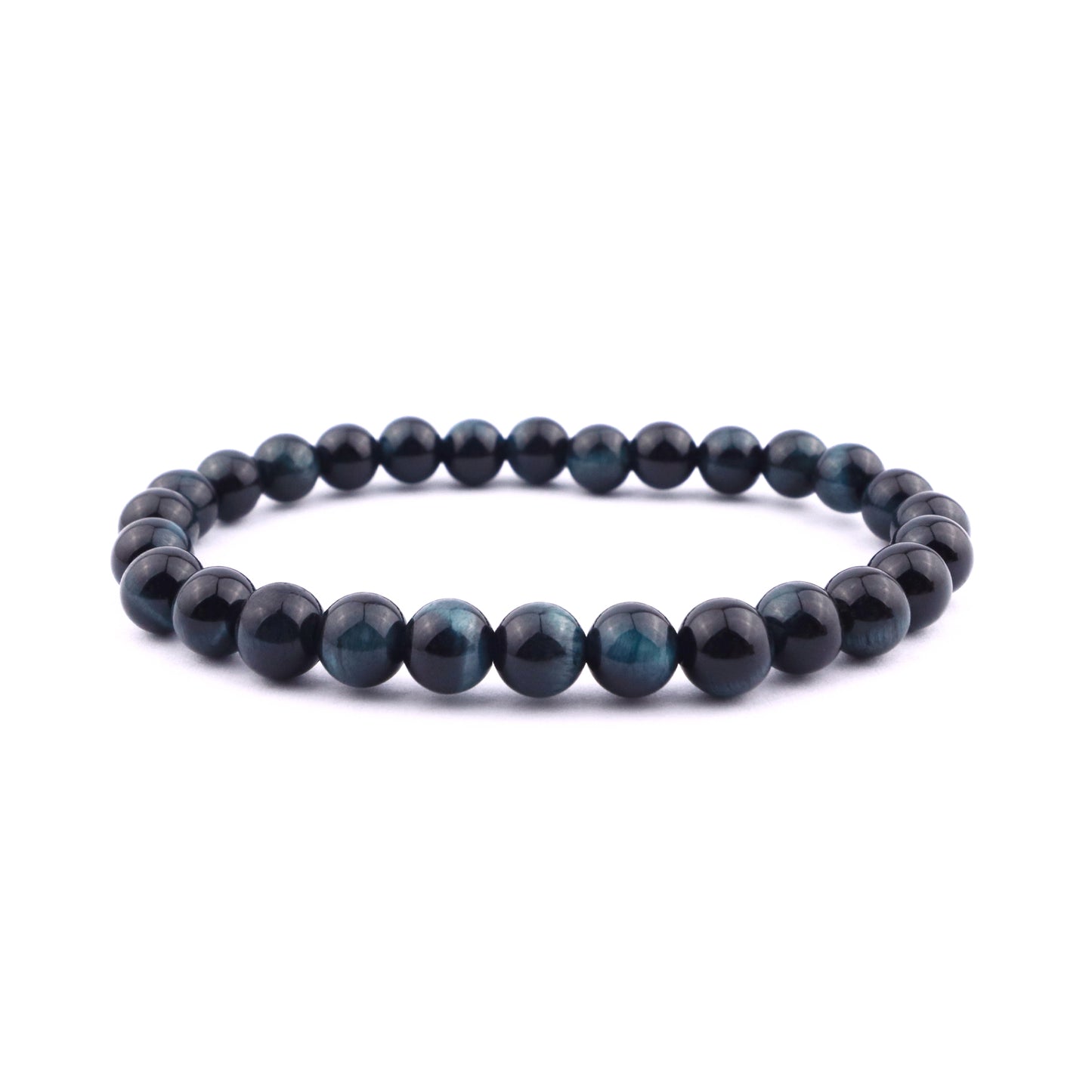 Blue Tiger Eye Stretch Bracelet 6mm