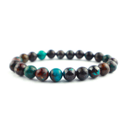 Chrysocolla Stretch Bracelet 8mm