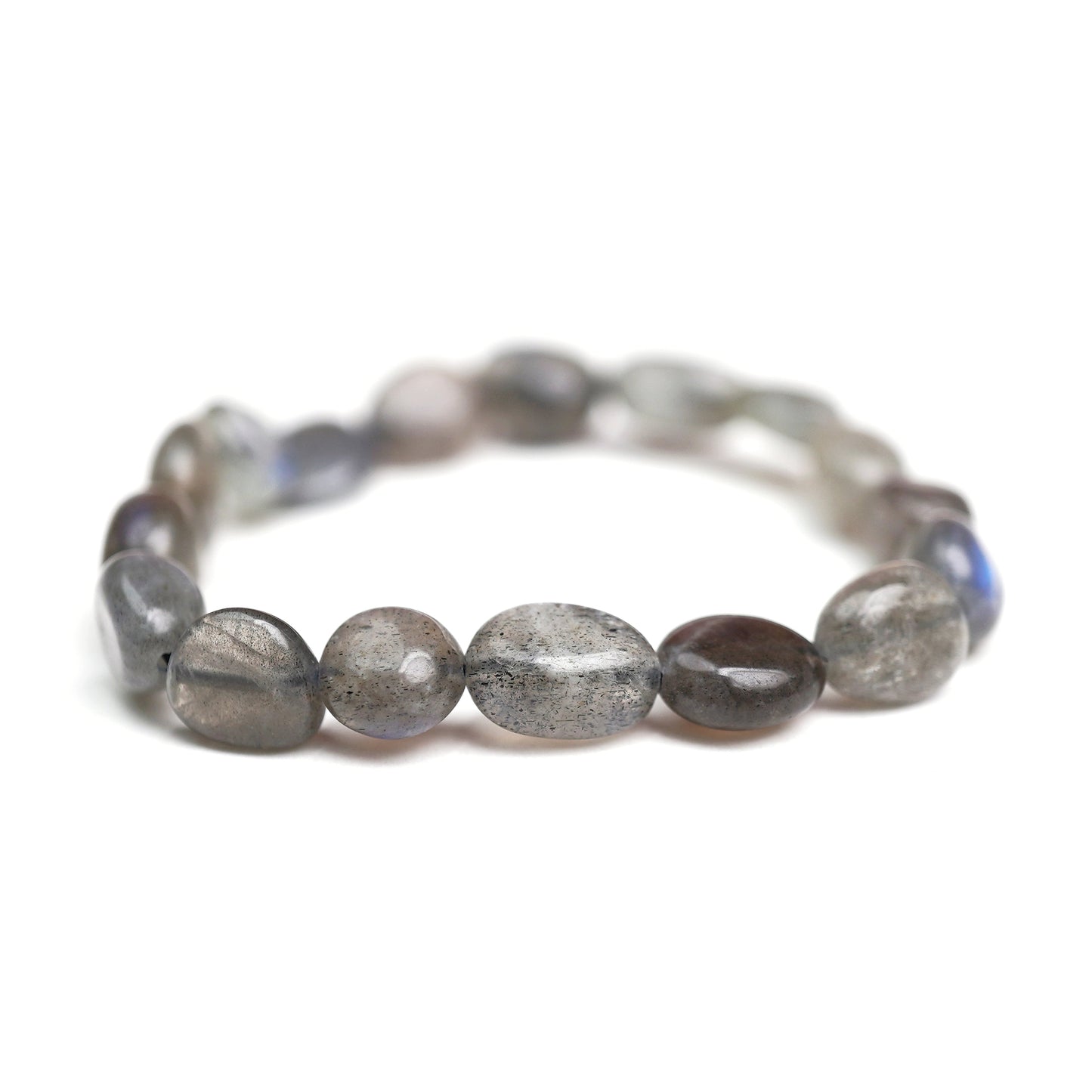 Labradorite Pebbles Stretch Bracelet