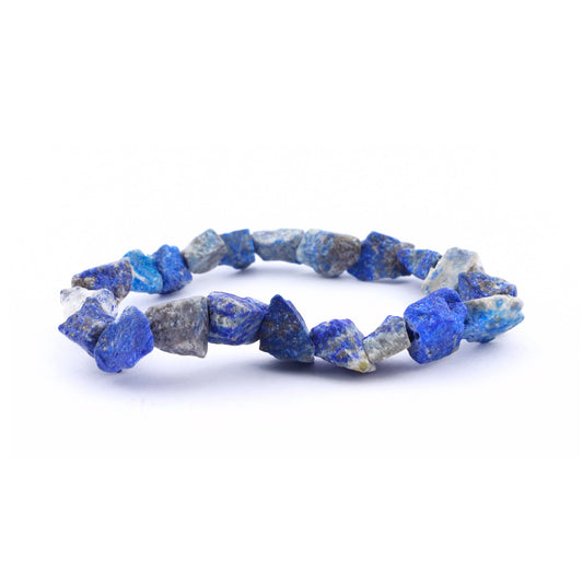 Raw Lapis Lazuli Stretch Bracelet Small