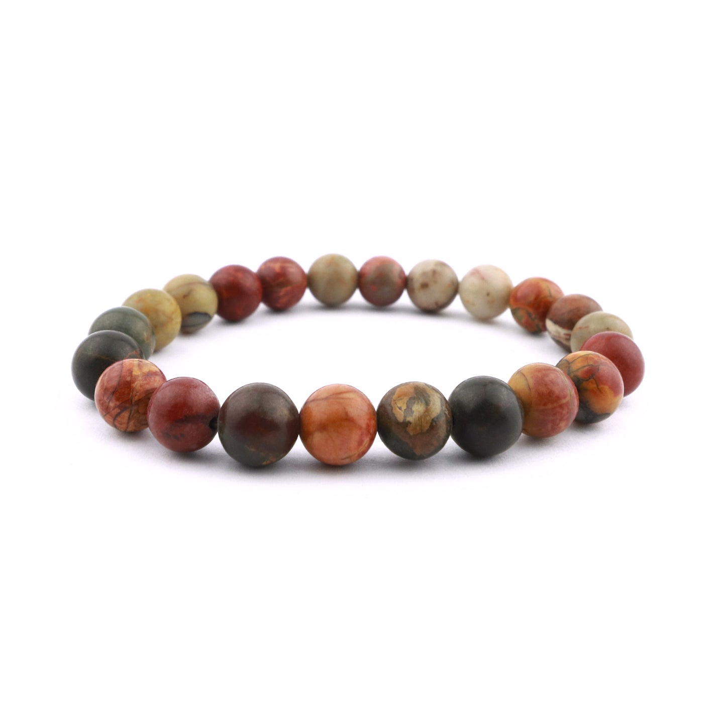 Picasso Jasper Stretch Bracelet 8mm