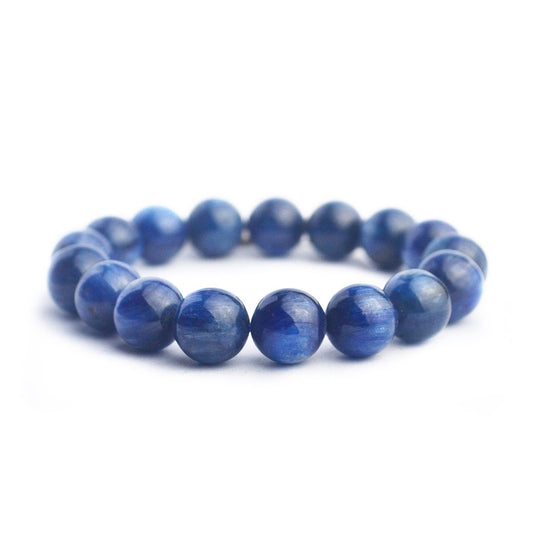 A-Grade Blue Kyanite Stretch Bracelet 11mm
